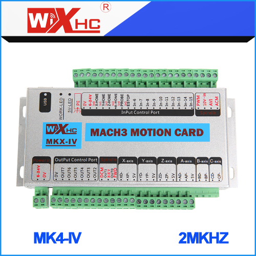 Highly stable 4 Axis motion control card cnc usb card mach3