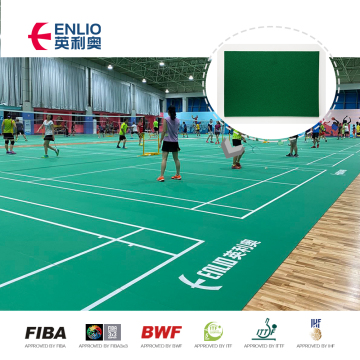 Multi-Sport Purpose Badminton Mat PVC Sport Flooring