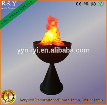 home decorations plastic artificial fire lamp