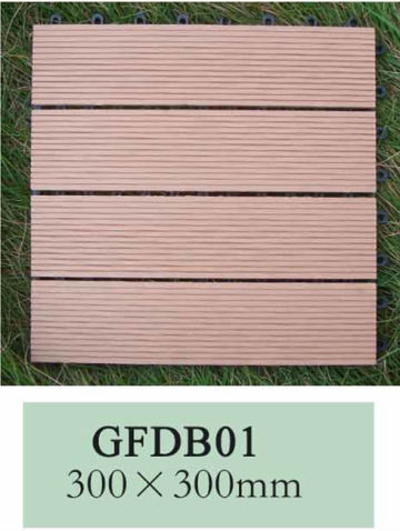 interlocking plastic base deck tile