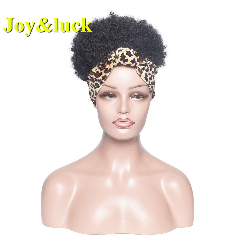 Wholesale Prices For Women Head Band Wig Ombre Green Hairband Black Long Afro Kinky Curly Headband Wig Synthetic Hair Wigs