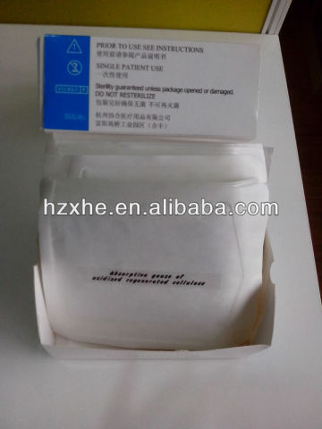 Absorbable hemostatic gauze