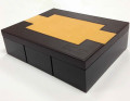 Caixa de embalagem de couro Faxu para datas de chocolates