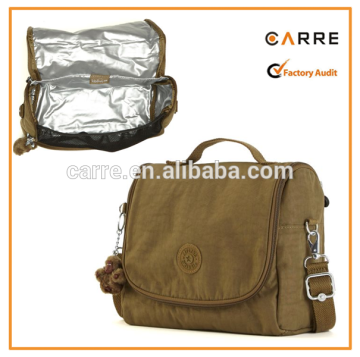 messenger insulated foil lining lunch bag