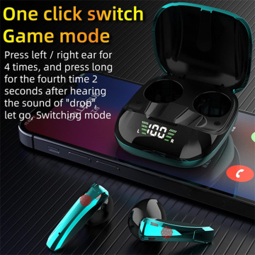 LED Display Wireless 5.0 Earbuds with Touch Control