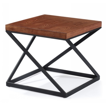 Modern Metal Leg Square Restaurant Kaffee WoodTop Tische