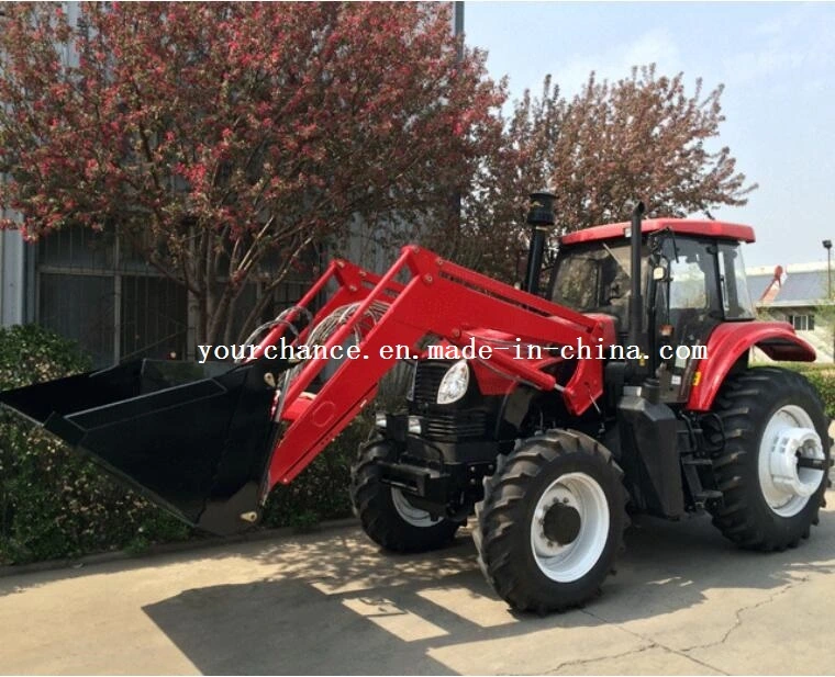 Europe Hot Selling Ce Approved Tz16D Heavy Duty Quick Hitched Type Front End Loader with 4in1 Bucket for 140-180HP Agricultural Wheel Farm Tractor