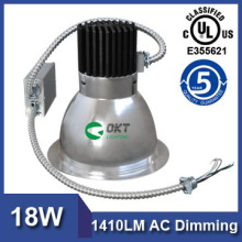 8inch Replace CFL downlight 18W emergency backup downlight