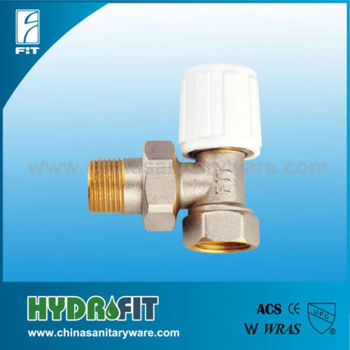 hot water heating system brass angle radiator valve