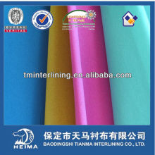 colorful woven fusible/fusing interlining fabric for women's fashionable dresses