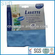 Private label woodpulp glass cleaning cloth