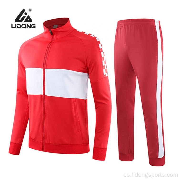 Lidong Custom Sportswear Chaquetas Deporte Hombre Chándal