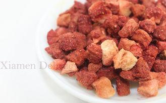 Lyophilized Freeze Dried Strawberries Fruit Diced 6*6*6mm N