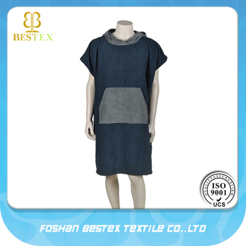 Microfiber printing label adult hooded surf poncho