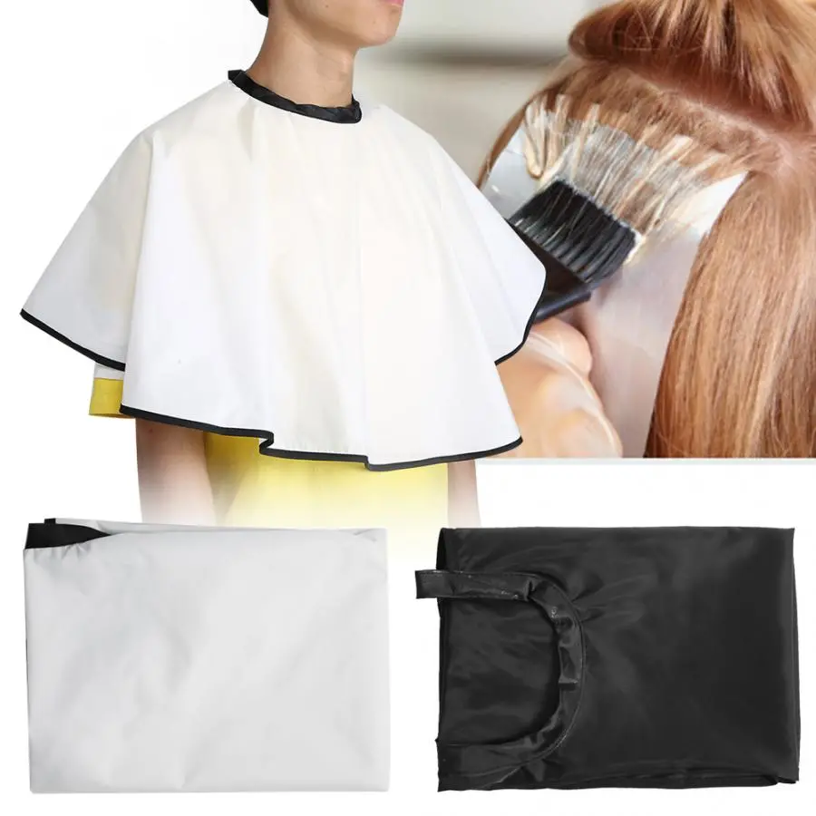 Waterproof Hairdresser Shawl Hair Salon Haircut Shawl Cape Hair Dyeing Hairdressing Makeup Apron Cloth Tool Supplies for Barber