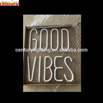 wholesale china factory price good vibes led flex neon