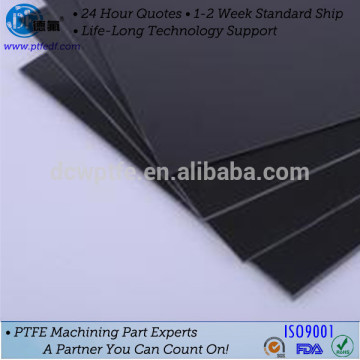 Balck 1mm thick sheet teflon