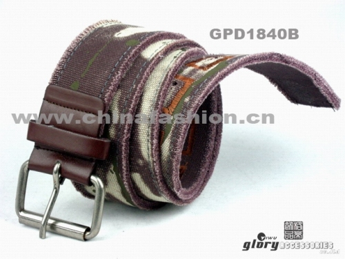 high quality canvas belt&amp;fashion belt&amp;designer belt&amp;ladies' belt&amp;fabric belt&amp;waist belt&amp;ladies' pu belt.Glory model:GPD-1840B!