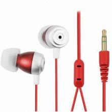 Jewel Metal Earbuds for MP3/4 Players with 20-20kHz Frequency Range