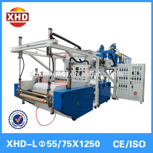 Double layer pallet stretch cling film wrap production line