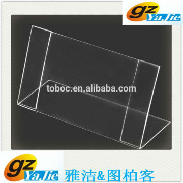 High Quality Clear Acrylic Poster Display Holder,Menu Display Holder Price display Holder for Wholesale