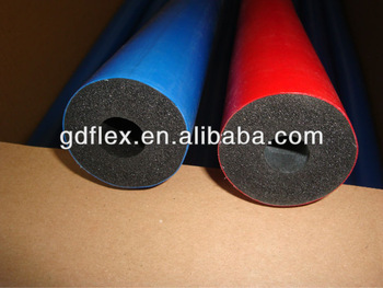 colorful jacketing uv resistant insulation pipe