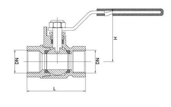 1/2''-1'' Inch Nickel Plated Brass Ball Valve with Ce Certificate