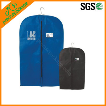 Breathable suit cover garment bag with pocket