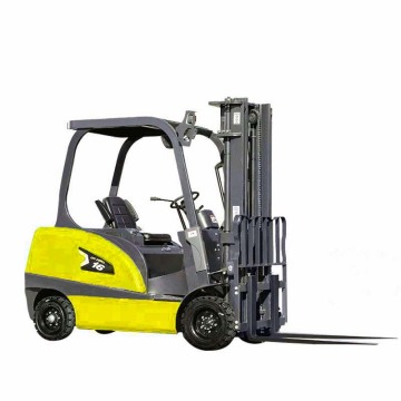 Special electric forklift with solid tires work