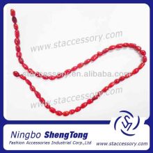 Red Natural Round Coral Beads Coral Necklace