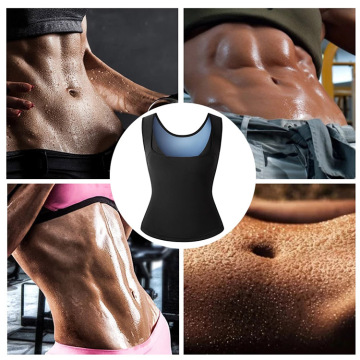 Wholesale Workout Sauna Sweat Vest bakeng sa Basali