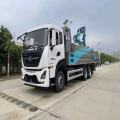 Dongfeng Rear Double Bridge รถบรรทุกทำความสะอาดผนังระดับไฮเอนด์