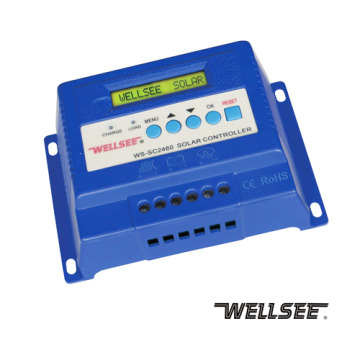 Wellsee WS-SC2460 3phrase/stage charge controller,solar regulator controller