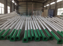 Q235 6M LED street light pole