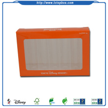 Medicine packaging box with PVC window
