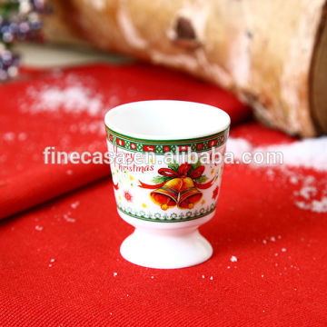 Christmas Ceramic Egg Cups for Children