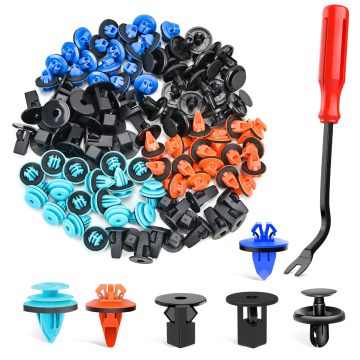 180PCS Car Bumper Retainer Clips Kit: Bumper Fender Liner