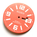 Painting Green Dial With Date Window For Watch