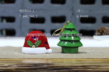 ceramic Christmas hanging porcelain home decoration