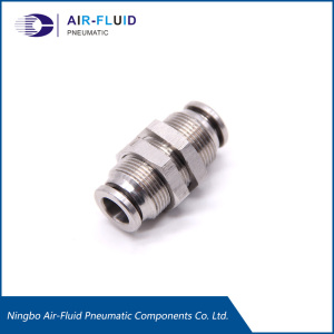 Air-Fluid  Bulkhead Union Push in  Fittings