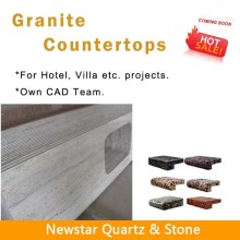 Newstar river white natural granite countertop