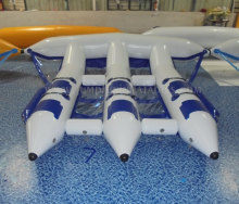 4.5m by 4m Inflatable Water Fly Fish,three row Flyfish Banana water games