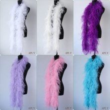 Boa Costume Dress Accessories: A Variety of Ply Feather Boas Decorated with Ostrich Feathers