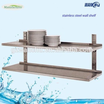 Malaysia Kitchen Wall Hanging Shelf/Stainless Steel Commercial Kitchen Dish Shelf for Restaurant