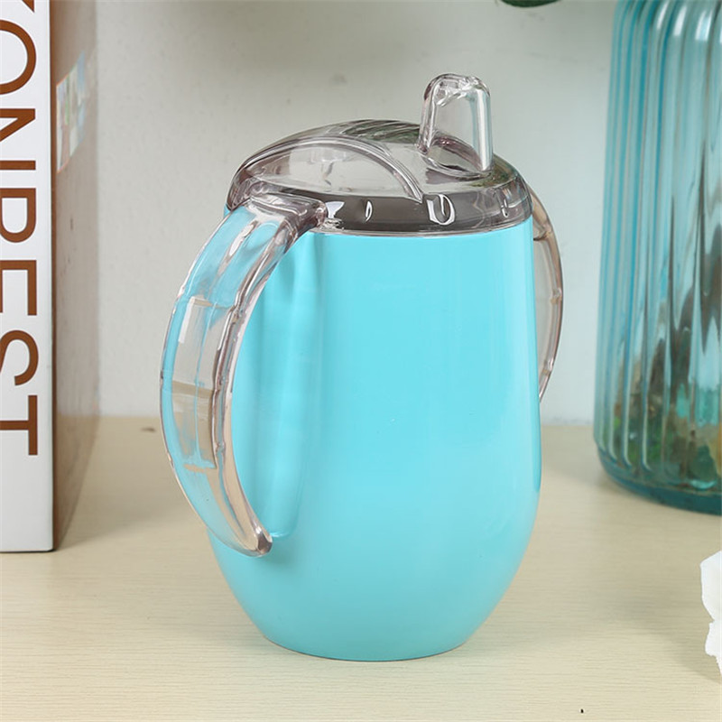 wholesale 8oz Disposable Vacuum insulated Tumbler wine cup stainless steel Baby Kid sippy cup