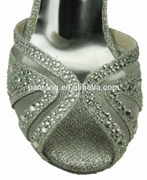 High Quality Upper Material Dance Shoes , White Lace Wedding Italian Shoes