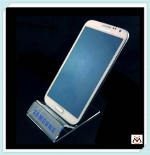 phone display stand,acrylic mobile phone display stand,simple acrylic cell phone display