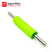 Durable Stainless Steel Handle Smooth Surface Rolling Pin