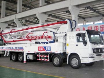 CHINA CONCRETE PUMP TRUCK ZZ5437S4667C 8*4