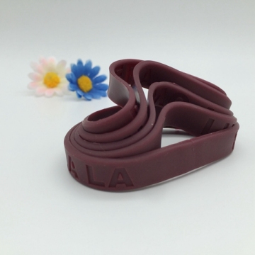 Logo OEM Debossed Silicone Wristband